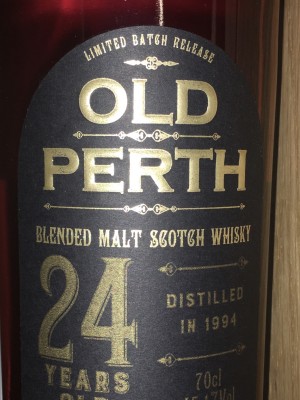 Morrison & MacKay Old Perth 24 YO Blended Malt 45.17% abv. 