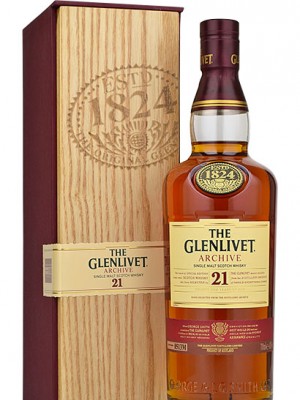 Glenlivet 21 Year Old Archive (Wooden Case)