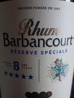 Barbancourt, Par T. Gardere Et Cie, Port Au Prince Haiti Rhum Barban Reserve Speciale 5 Star / 8 Years Old / Bottle Code SRB4180602 / ABV 43%