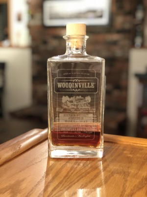 Woodinville Whiskey Company Straight Bourbon Whiskey finished in Madeira casks - 53.27% ABV. 