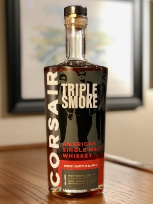 Corsair Triple Smoke (Beechwood, Cherry & Peat) American Single Malt Whiskey Pot Distilled 40% ABV