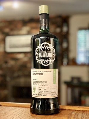 Caol Ila SMWS 53.391 (9 year - March 2012) "Dark secrets" - After six years in an ex-bourbon hogshead, finished 3 years in a 2nd-fill ex-Oloroso hogshead - 56.2% ABV