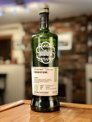 Allt-a-Bhainne SMWS 108.47 (10 year - Sep. 2011) "I dream of genie..." - 2nd-fill ex-bourbon barrel - 62.1% ABV