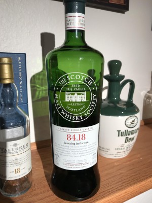 Glendullan SMWS 84.18 (14 year - Oct. 2001) "Sneezing in the sun" - Second-fill Sauternes hogshead - 55.3% ABV