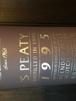 Samaroli 'S Peaty Blended Malt Scotch Whisky Distilled 1995, Bottked 2016, 70cl 45% abv. 