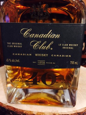 Canadian Club 40 Year Old 45% abv