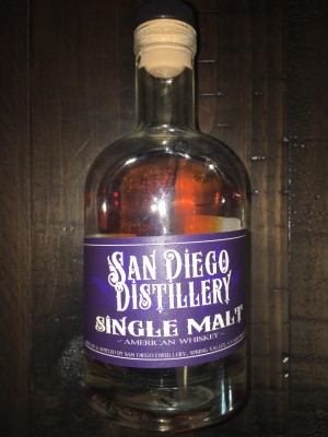 San Diego Distillery Single Malt American Whiskey