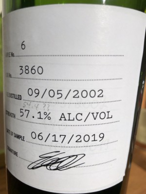 Highland Park 17 year (Sep. 2002) After 15 years in an ex-bourbon barrel, finished in a Refill Jamaican rum barrel - 57.1% ABV