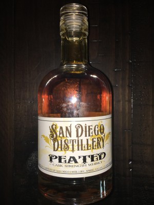 San Diego Distillery Peated Cask Strength Whiskey