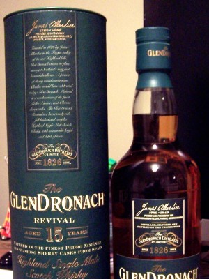 Glendronach 15 Year Old Revival Sherry Cask