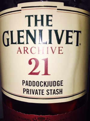 Glenlivet 21 Year Old Archive 0714M 43% abv.