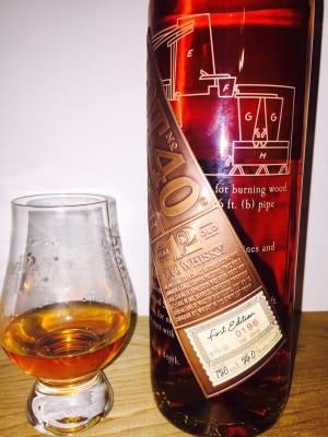 Lot No. 40 Lot No 40 Rye 11 YO Cask Strength 58.4% abv 2018 Natural Colour
