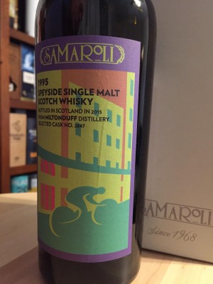 Samaroli 1995 Speyside 20 YO Miltonduff Cask No 2847 Bottle 152/263