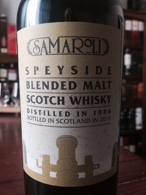 Samaroli 19 YO Blended Speyside Malt 2016 (single casks Benriach and Glentauchers) #117 of 235