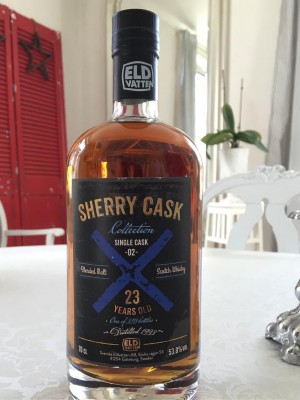 Svenska Eldvatten Sherry Cask Collection, Cask 02.1993 (23 Y O) Single sherry cask, blended malt.