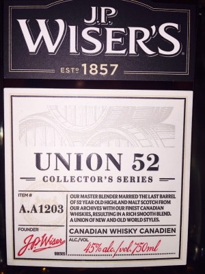 J.P Wiser's Union 52