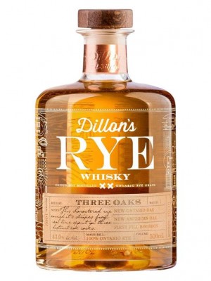 Dillon's Three Oaks Rye Whisky