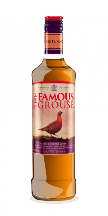 Famous Grouse Two Miniatures And Glasses