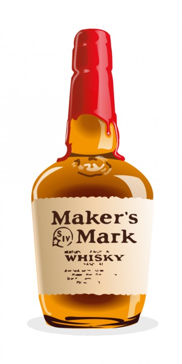 Maker's Mark (Black Orange Wax)