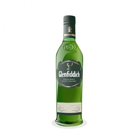 Glenfiddich Pure Malt Over 8 Years Miniature