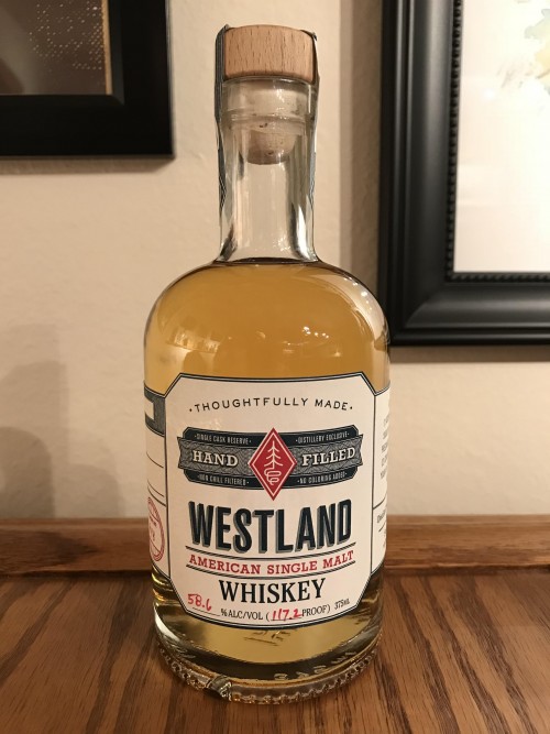 Westland Distillery (Seattle, WA) Cask # 448 Single Cask Release