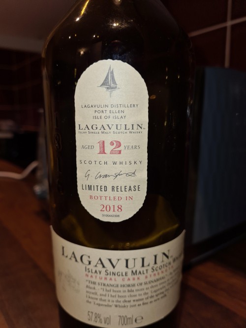 Lagavulin 12 year old 2018 release