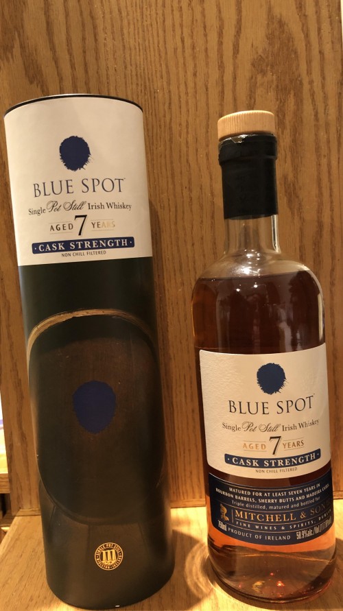 Blue Spot  7 Year old Irish Whiskey