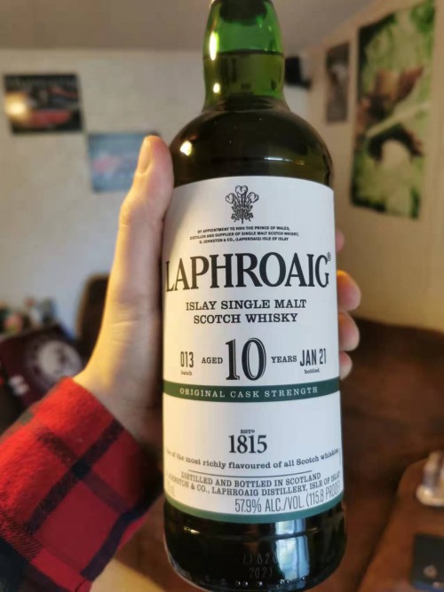 Laphroaig Cask Strength 10 Year Old