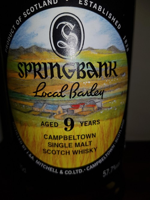 Springbank Local Barley 2018 9 years old