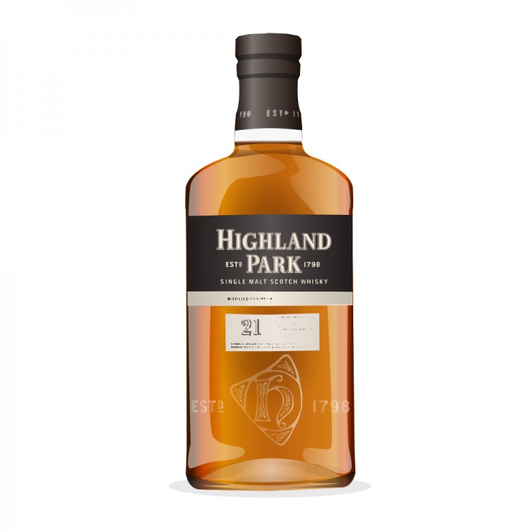 Highland Park 12 Year Old Single Malt Scotch Whiskey Proof: 87 750