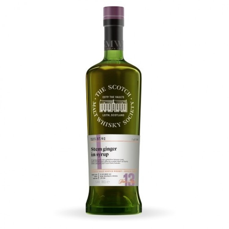 Cragganmore SMWS 37.92 - Stem ginger in syrup