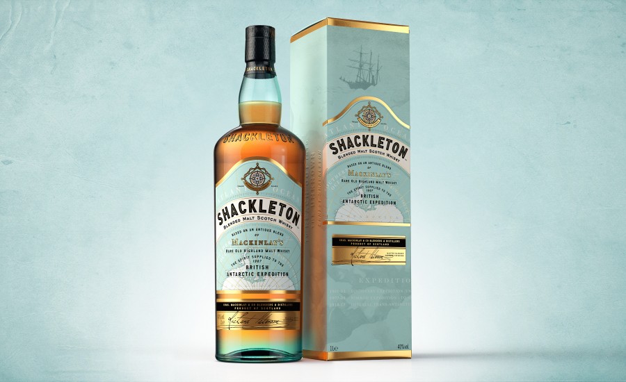 Launch of new Shackleton Blended Malt draws attention to plight of Antarctica